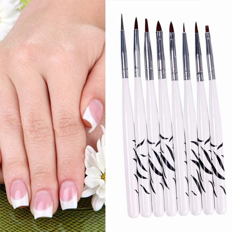 8 Pcs Nail Art Design Detailing Drawing Paint Painting Brushes Dotting