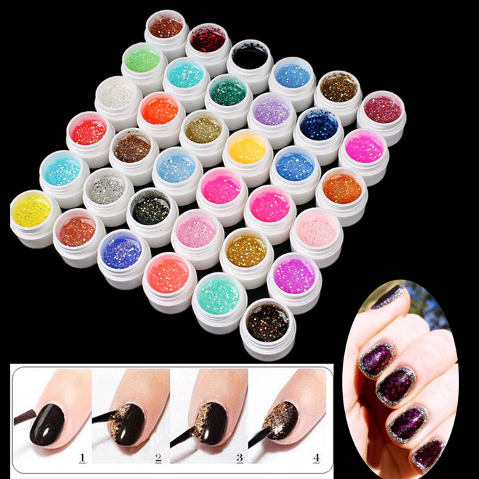 Shiny Colors Nail Art UV Gel - Glamorous Nail Supplies