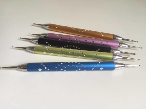 10. 5Pcs Nail Art Tool Set with Dotting, Painting, and Marbleizing Pens - wide 5